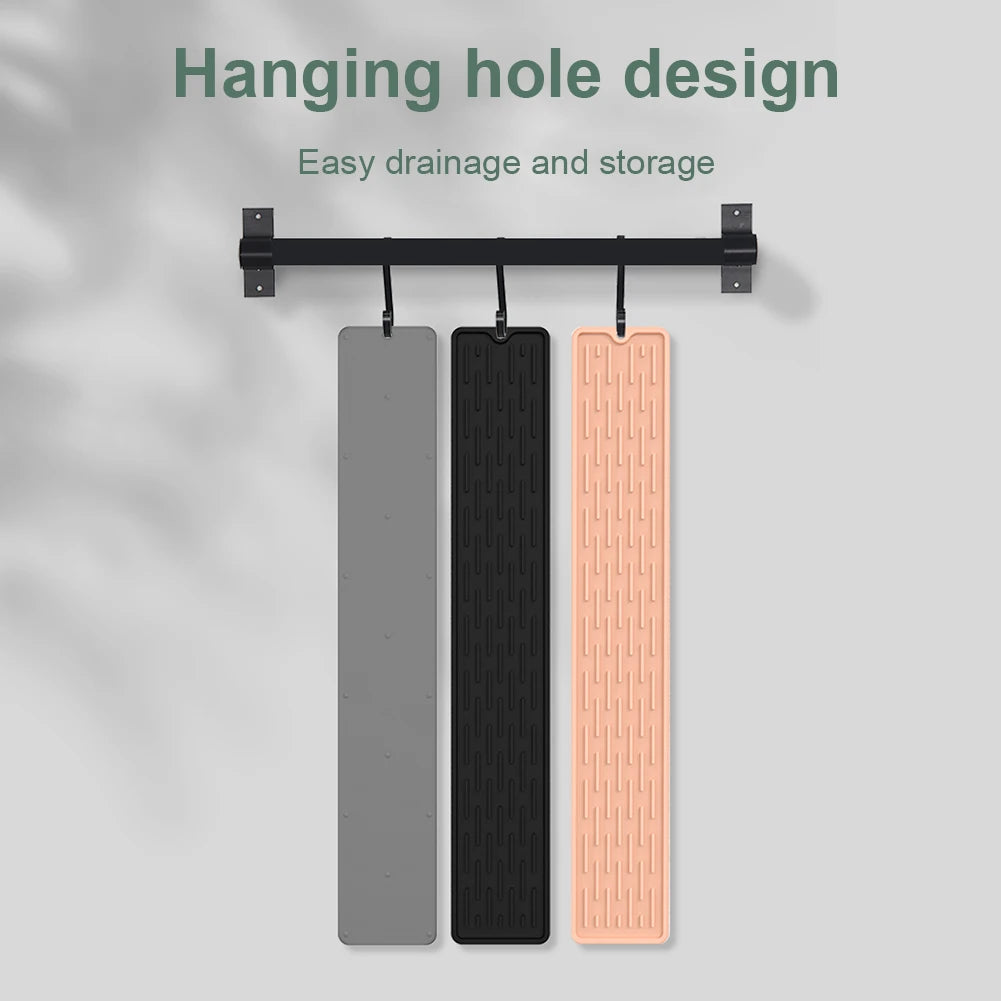 1pcHome Gadgets Silicone Faucet Mat Waterproof Cleaning Faucet Splash Catcher Mats Heat-insulation for Home Bathroon Accessories