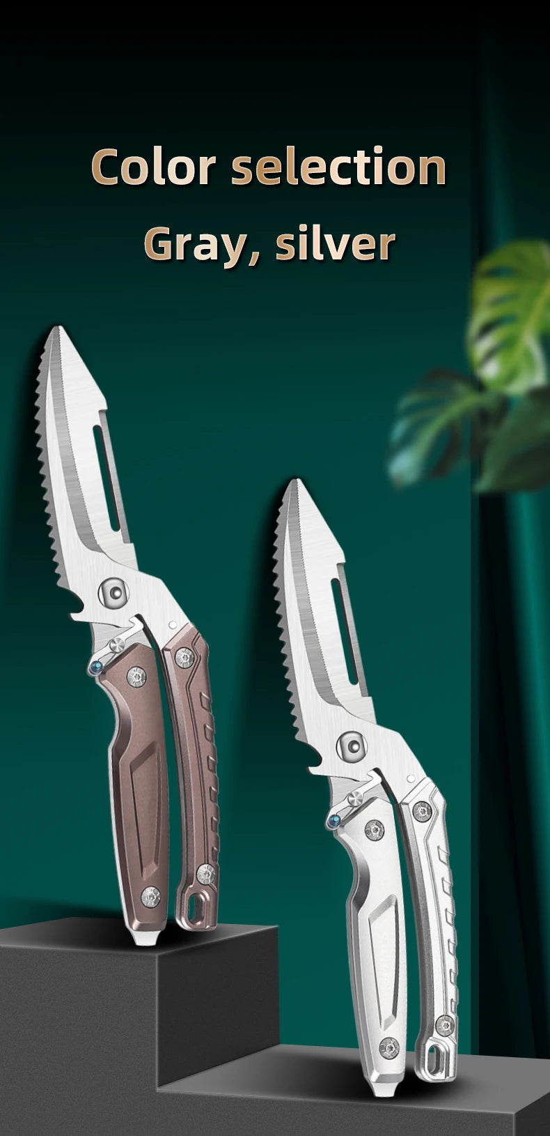 Heavy Duty Poultry Shears - A Must Have Kitchen Shears for Chicken and Meat Cutting - Stainless Food Kitchen Scissors