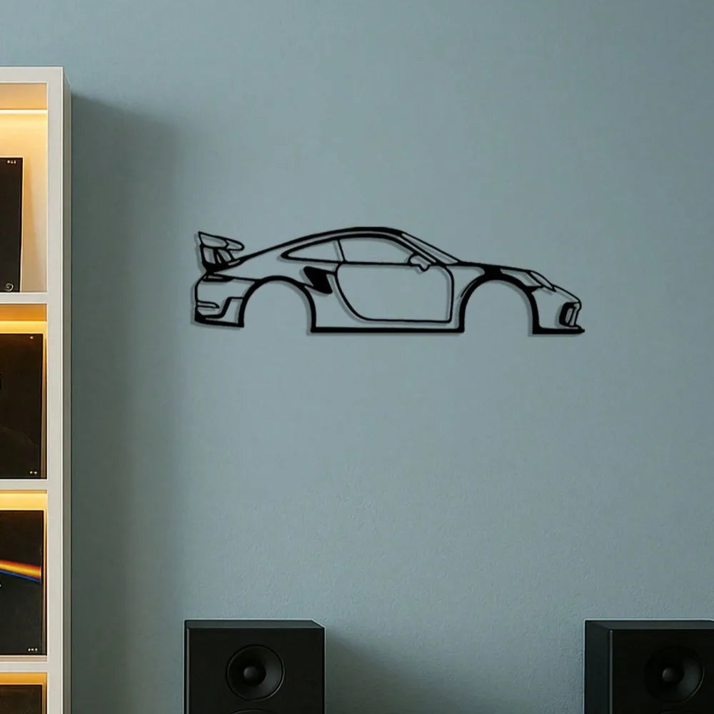 Black Metal Wall Art - Modern Geometric Wall Decor For Bedroom,Living Room, Nursery & Kids Room - Minimalist Aesthetic Room Deco