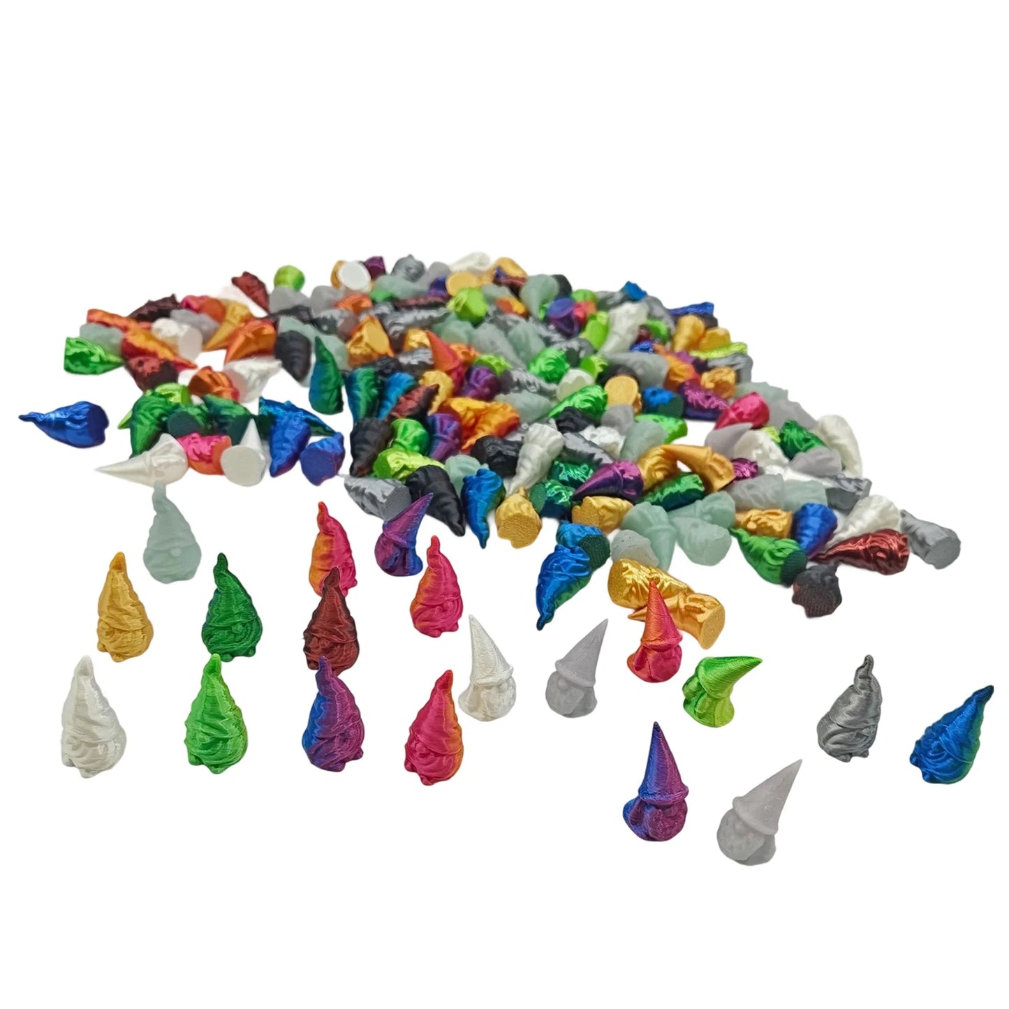 Adorable Elf Figurines 3D Printed Miniature Statues Festive Holiday Decorations Whimsical Garden Gnomes Gift