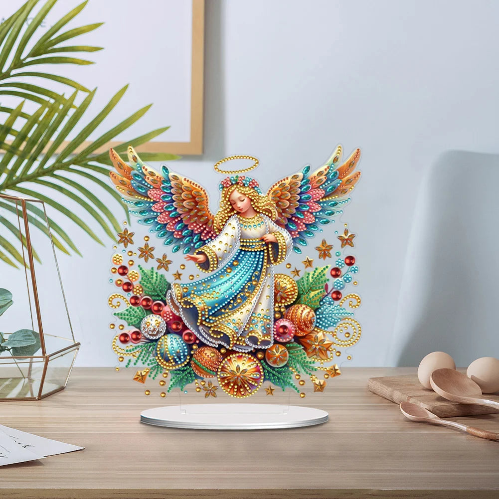 Special Shape Angel Girl Diamond Painting Tabletop Ornaments Kit Desktop Diamond Art Kits Diamond Painting Desktop Decorations
