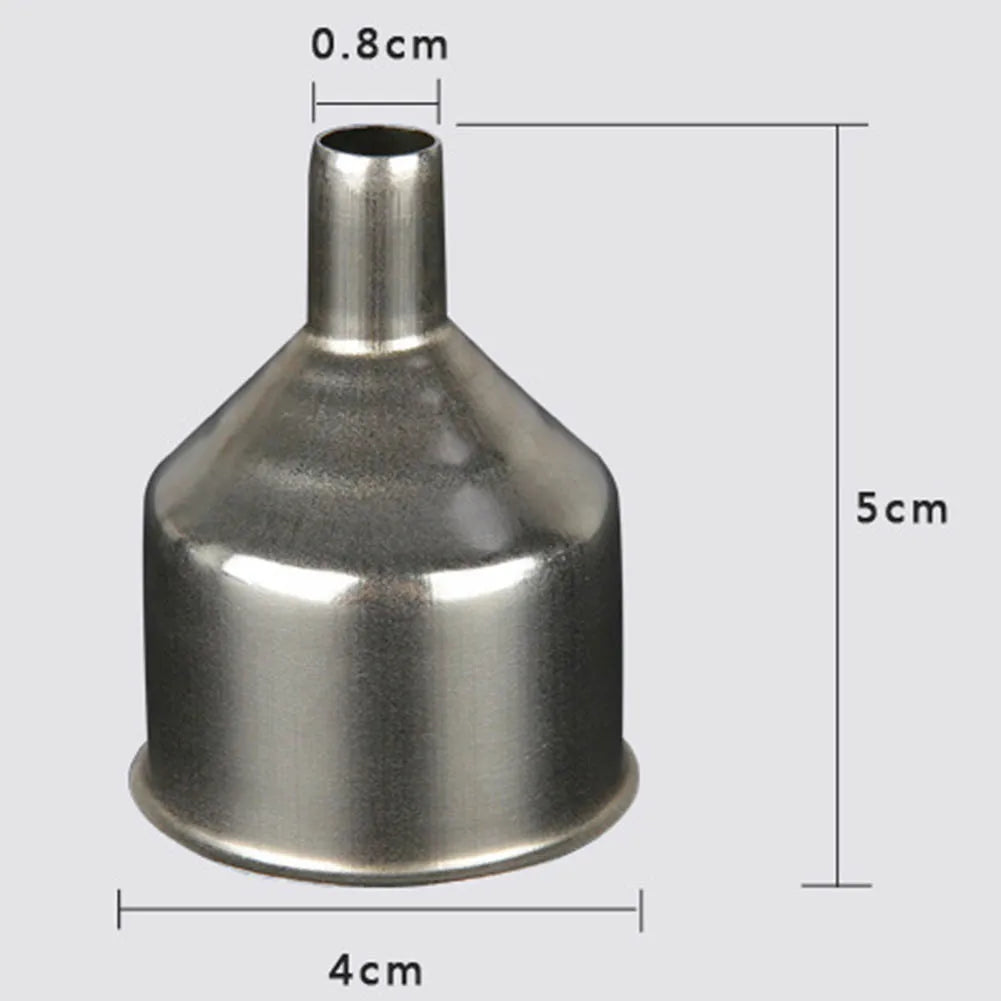 Stainless Steel Funnel Non-toxic Oil Liquid Funnel Multi-function Handhold Portable Security Food Grade Kitchen Supplies