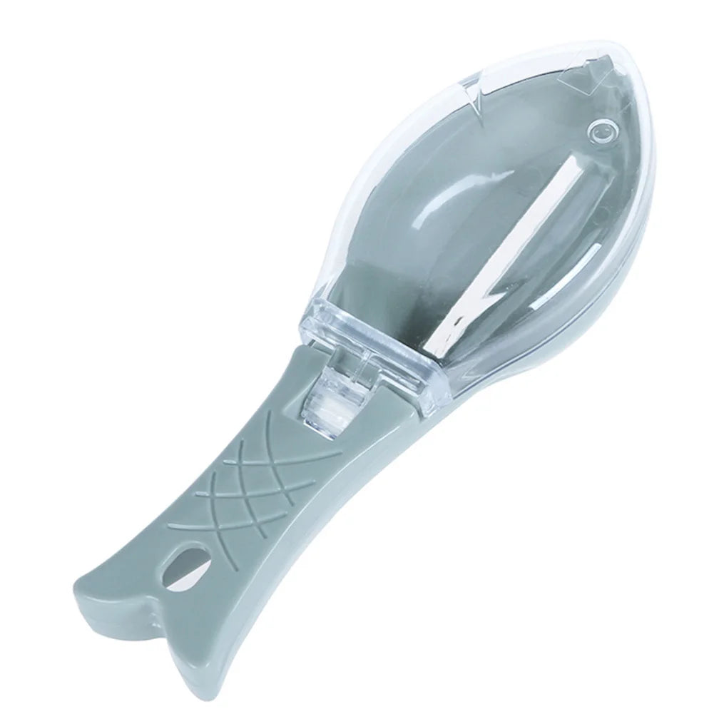 Plastic Fish Scale Remover Unique Design Knife Cleaning Peeler Flying-proof Ergonomic Handle for Home Kitchen Cooking