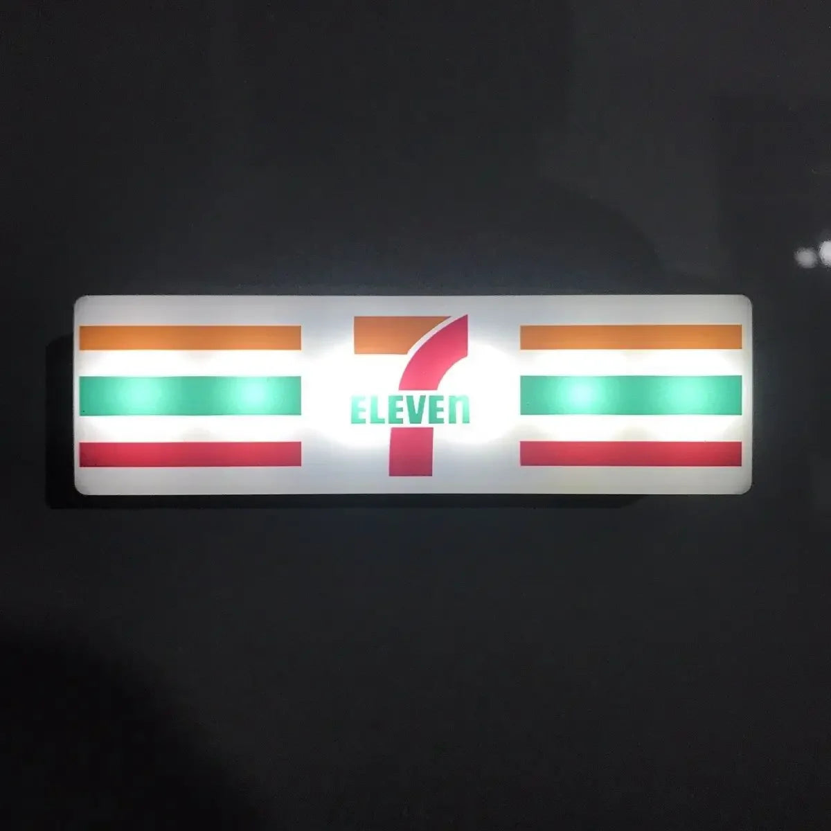 Convenience Store Fridge Magnet Miniature Model Magnetic Attraction Decorative Night Light Atmosphere Light Glowing Signboard