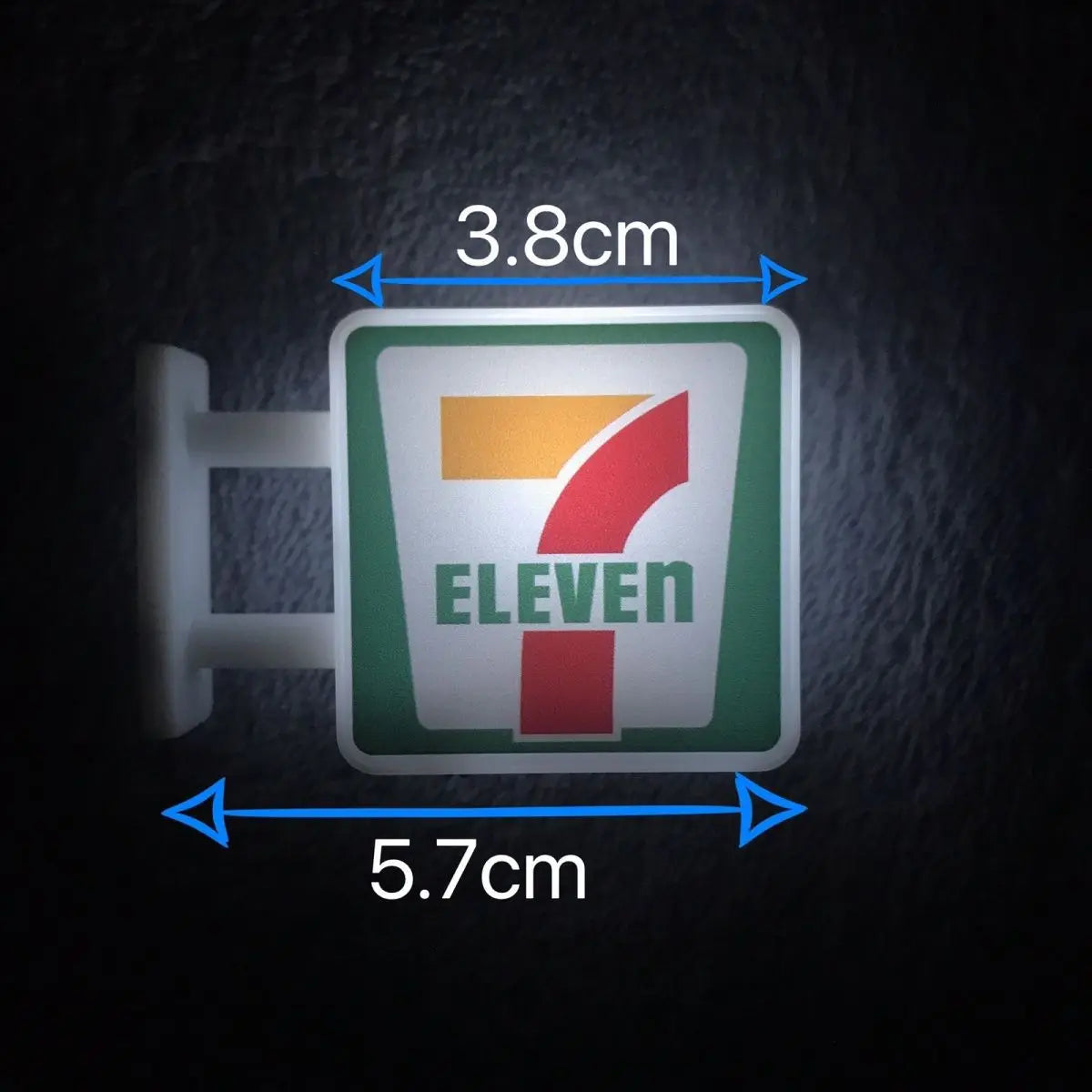 Convenience Store Fridge Magnet Miniature Model Magnetic Attraction Decorative Night Light Atmosphere Light Glowing Signboard