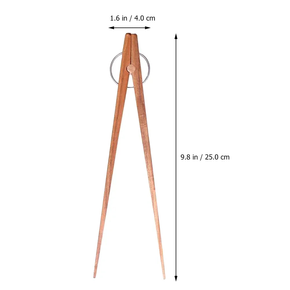 Food Clip Kitchen Tongs Things for Kitchens Cooking Clamp Tweezers Utensils Household Toasters Wooden