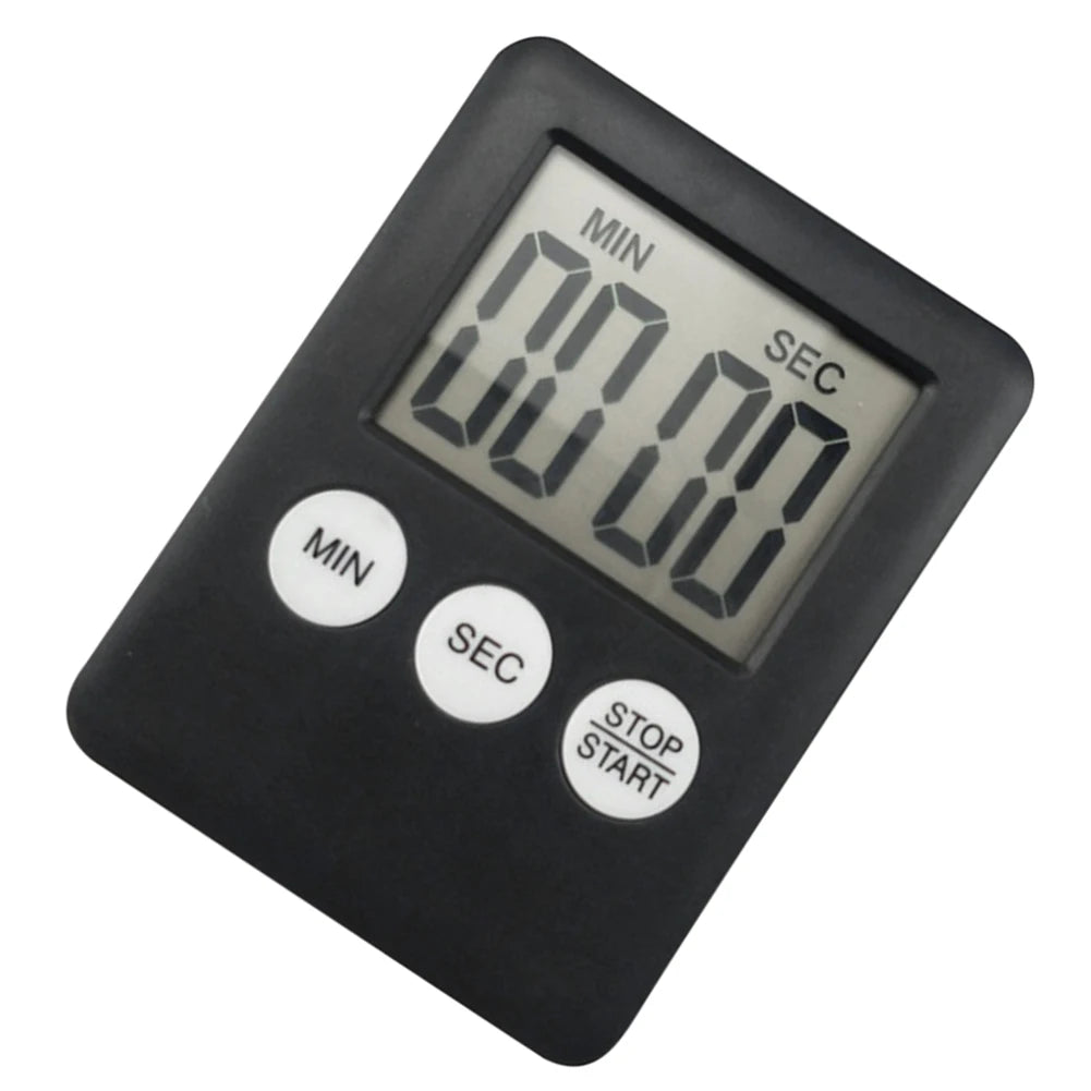 10-1PC Mini Electronic Timer Stopwatch LCD Display for Sports Exercise Baking Cooking Digital Timer Multi-Function Kitchen Timer