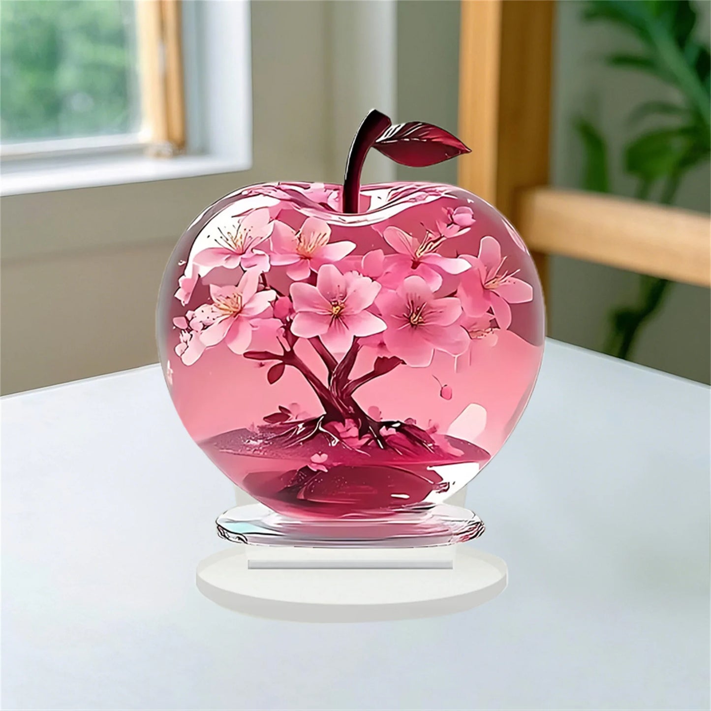 Mother s Day Decorative Acrylic Heart Flower Star Wall Hanging Ornaments for Kitchen Dining Room Bathroom Garden Patio Outdoor