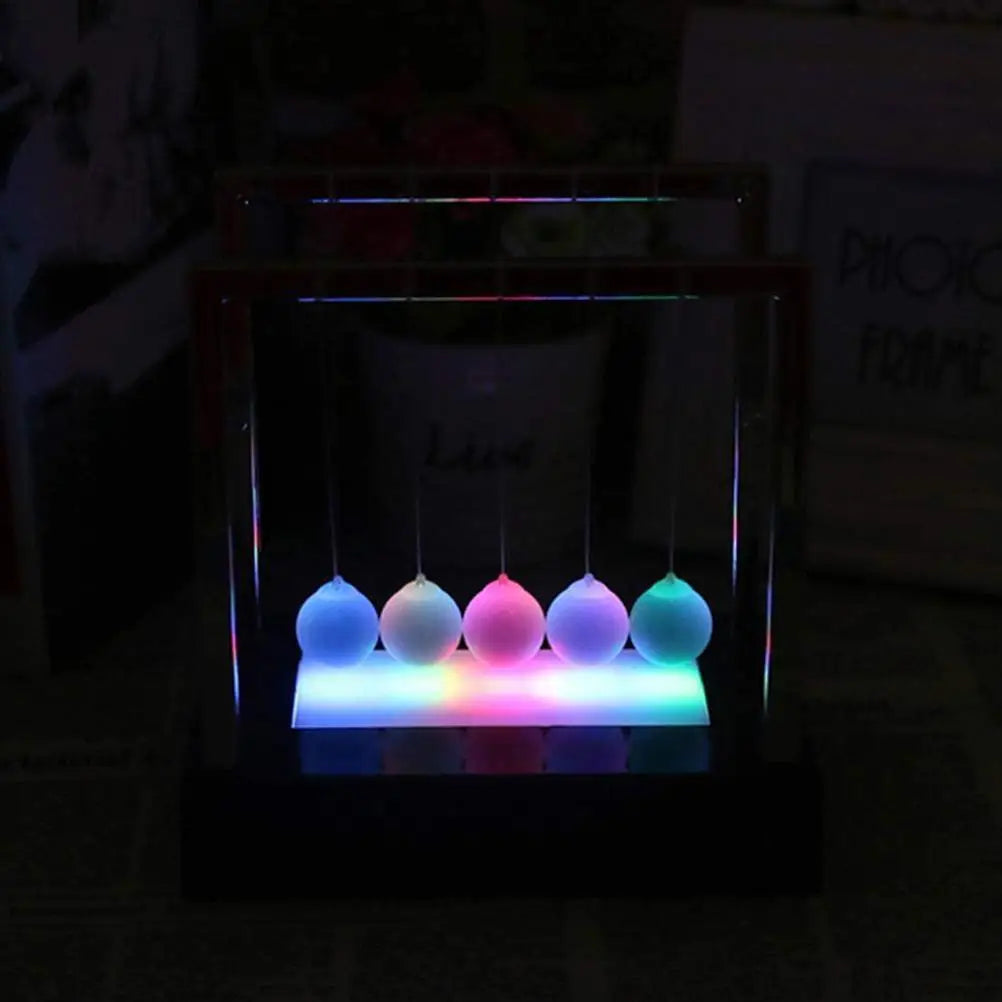 Newtons LED Light Up Newtons Science Kids Toys Balance Balls Desk Toys Home and Decor Newtons