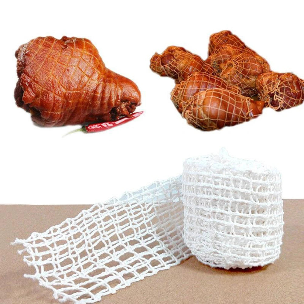 1/3m Roll Meat Netting Pork Kitchen Sauce Fragrant Household Net Bags Butcher Cotton Thread Accessories Rope
