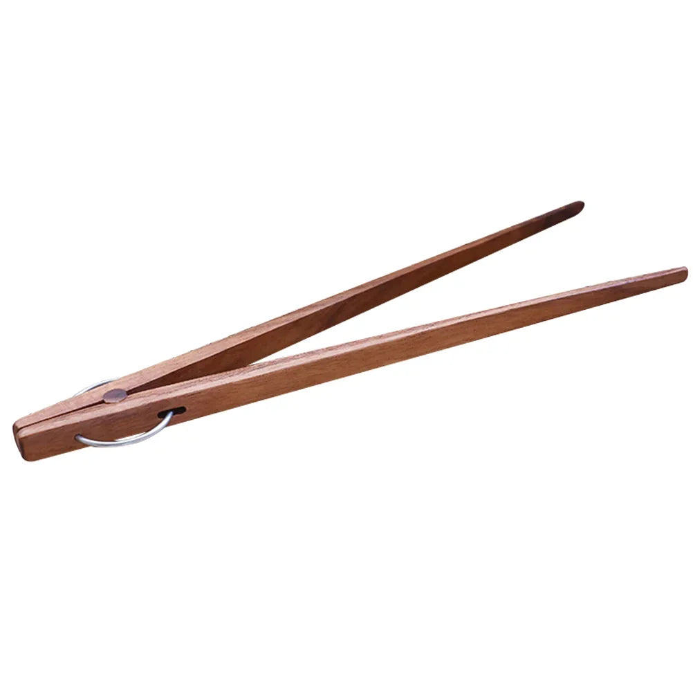 Food Clip Kitchen Tongs Things for Kitchens Cooking Clamp Tweezers Utensils Household Toasters Wooden