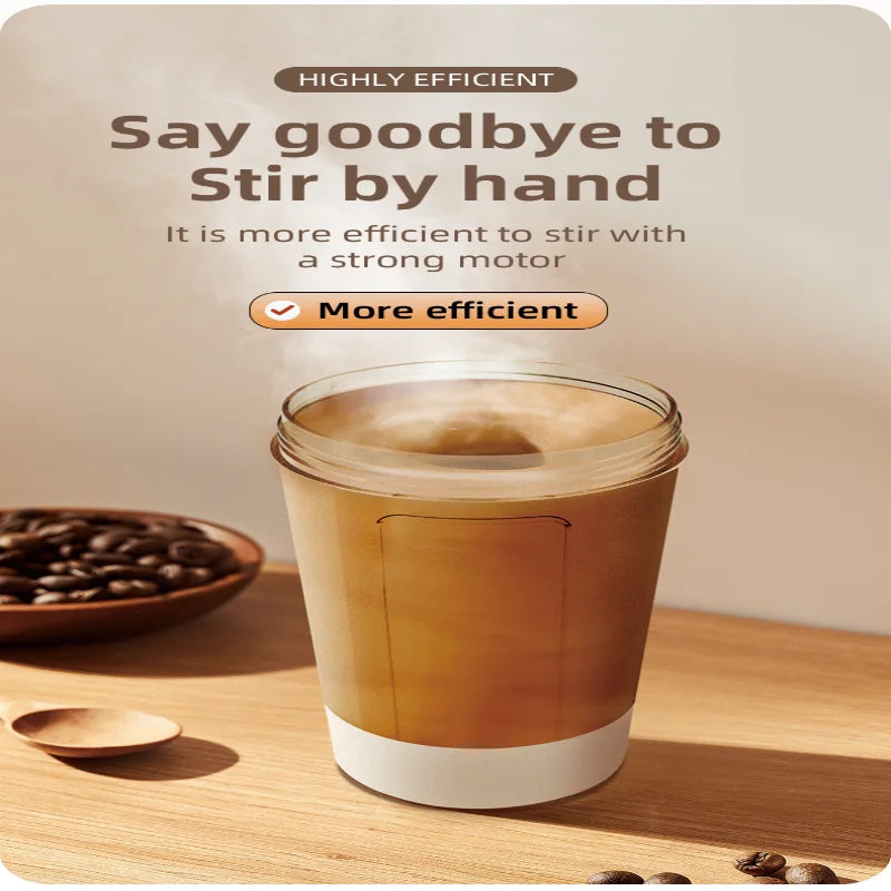 White 500ml USB-Powered Self-Stirring Mug with Lithium-Ion Battery for Fitness Drinks & Protein Shakes Kitchen Appliance