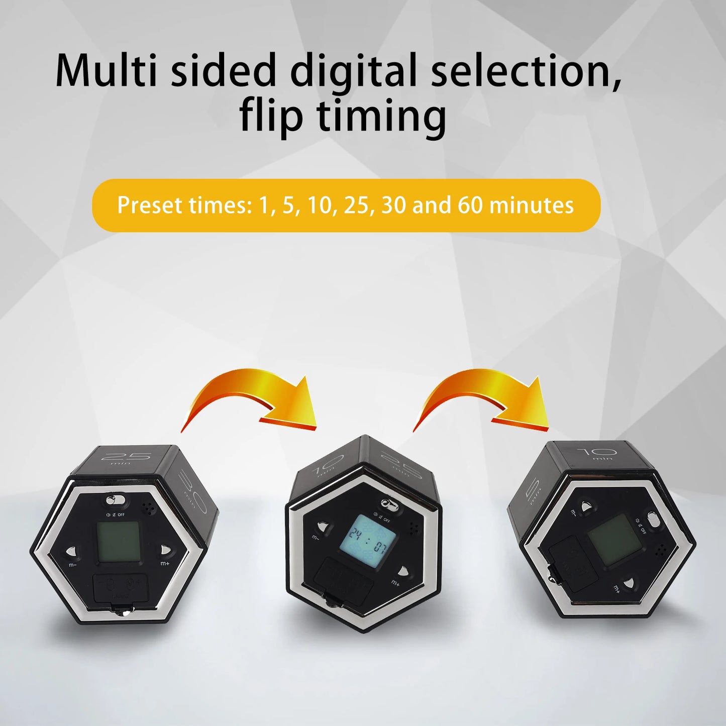 LED Display Creative Time Management Reminders 15 Seconds Long Prompt Countdown Timers Countup Timers Home Kitchen Gadgets