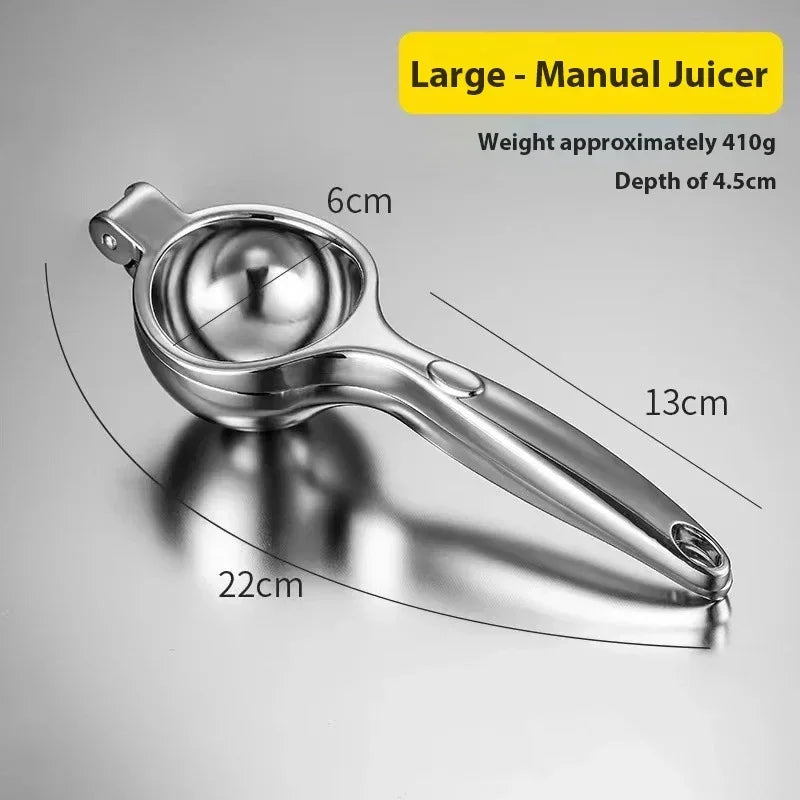 Stainless Steel Household Fruit Lemon Manual Juicer Citrus Orange Hand Squeezer Press Machine Durable Kitchen Tool