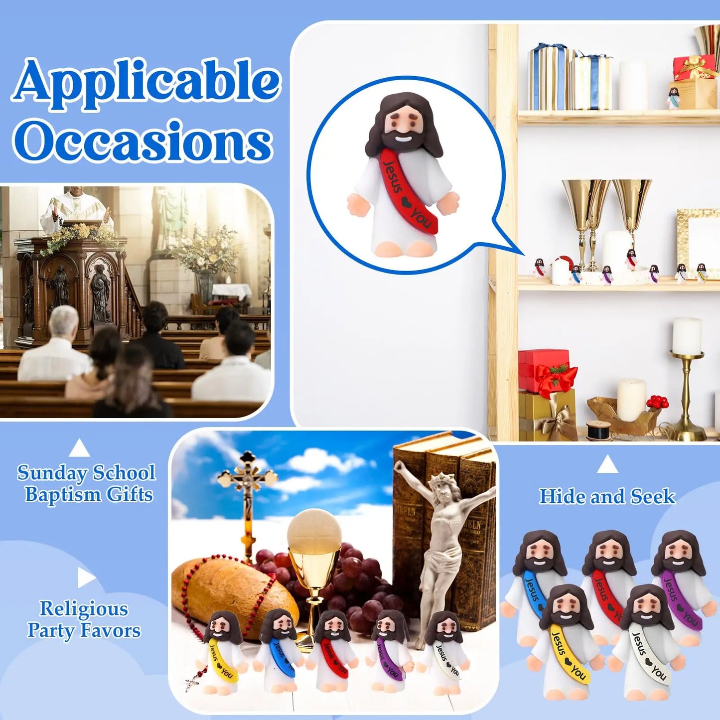 25 Pcs With Letters Christmas Jesus Ornaments Jesus Decoration Christmas Ornaments Jesus Loves You Toys Jesus Stuffers