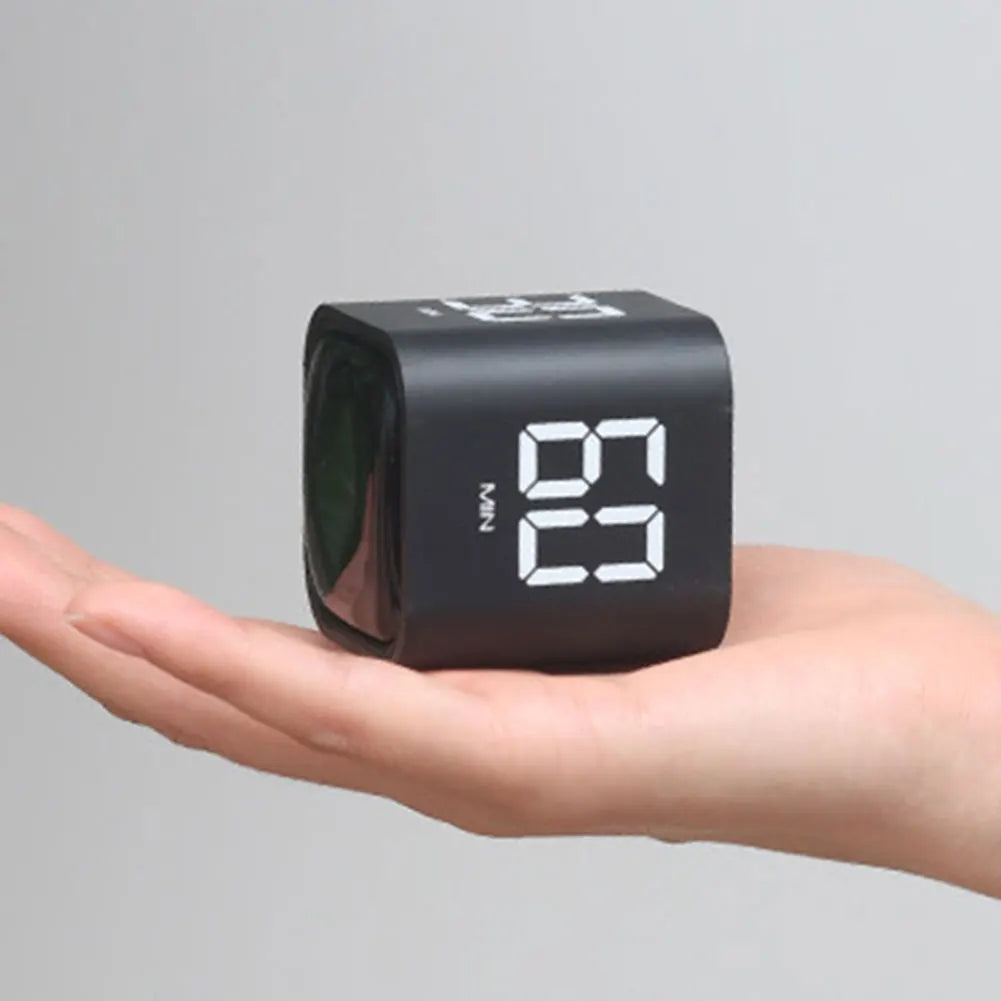 Productivity Cube Timer Mute Vibrate and Adjustable Sound Alert Mini Digital Timer Countdown Timer for Tasks Work Study Kitchen