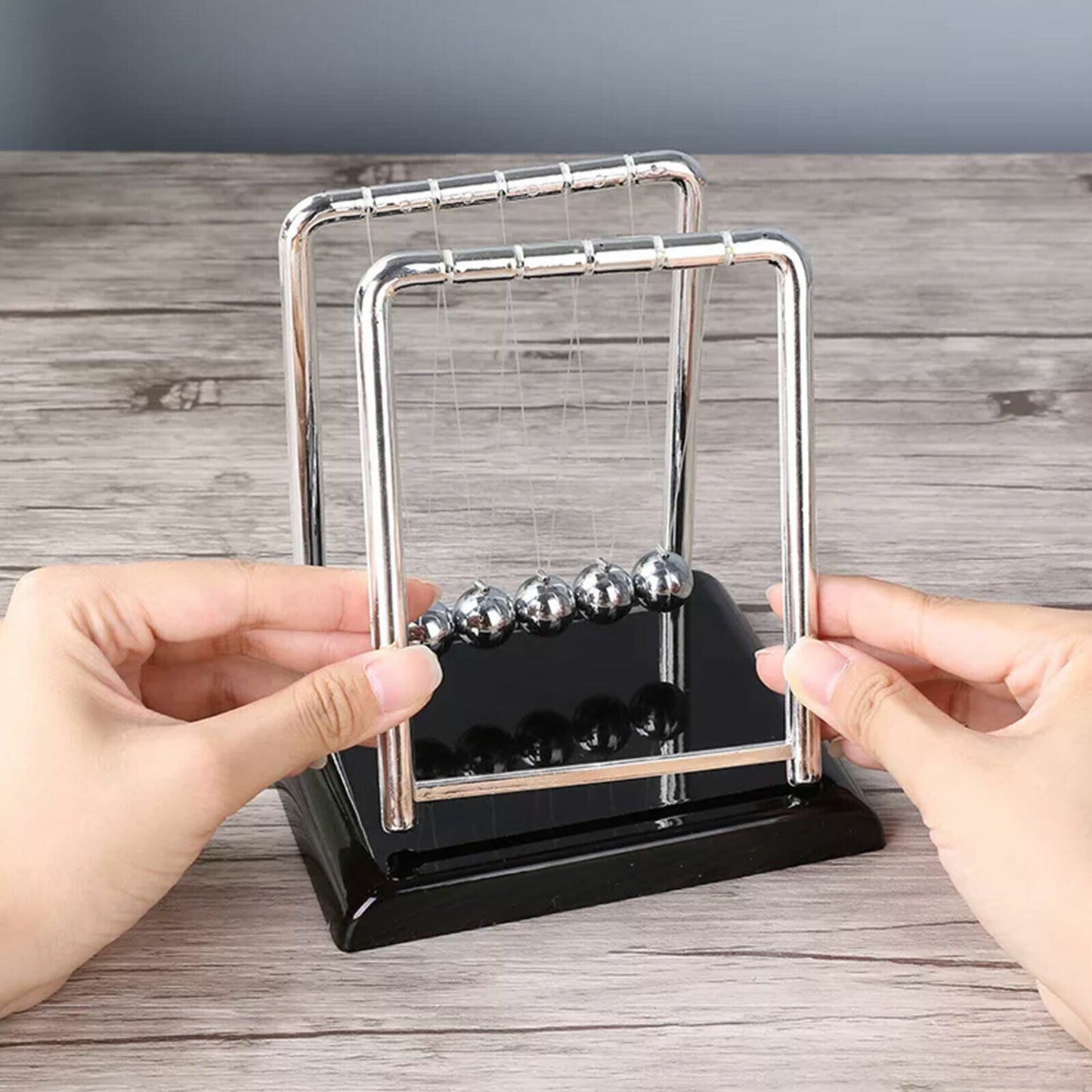 Newton's Cradle Balance Metal Ball Teaching Supplies Physics Science Pendulum Desktop Toys Stress Relief Gifts Home Decoration