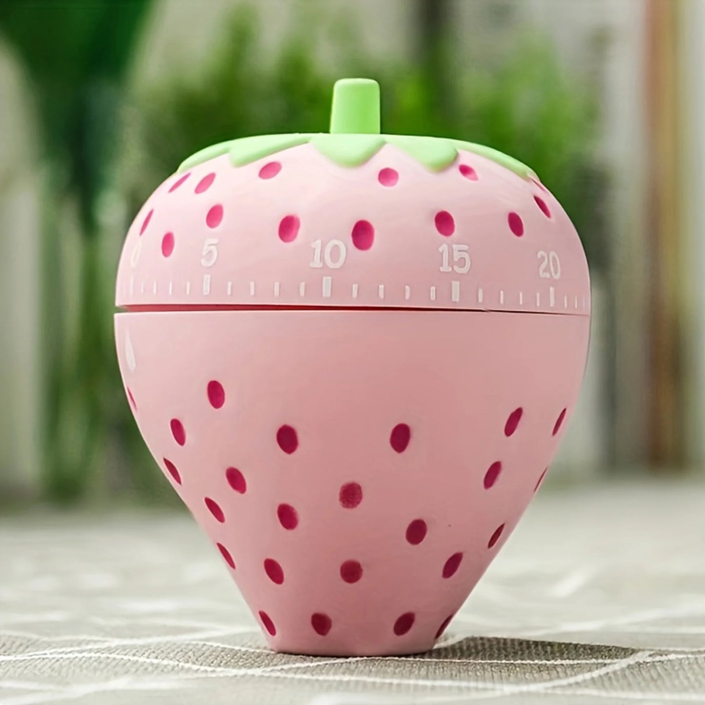 Mechanical Kitchen Timer Cute Strawberry Countdown Timer 60 Minute Cooking Timer Reminder for Home