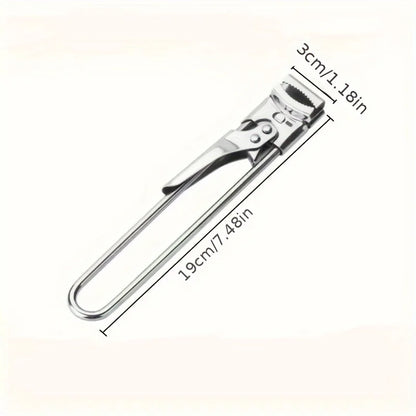 Stainless Steel Adjustable Can Opener with Non Slip Grip Multi Function Bottle And Can Opener, Essential Kitchen Tool