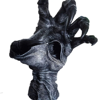 Wall-mounted statue, devil's hand sculpture, Gothic decoration, Halloween living room wall decoration