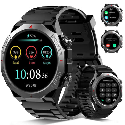 Smart Watch HD Touchscreen for Android and iOS, IP68 Waterproof Multi-function.