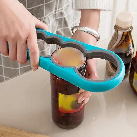 4 in 1 Multifunctional Can Opener, Suitable for All Sizes of Bottles, Can Ergonomic Opener, Non-Slip Can Opener Tool