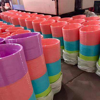 1 multi-color plastic kitchen dishwashing basket, thickened large design, durable PP material, various colors,for cleaning fruit