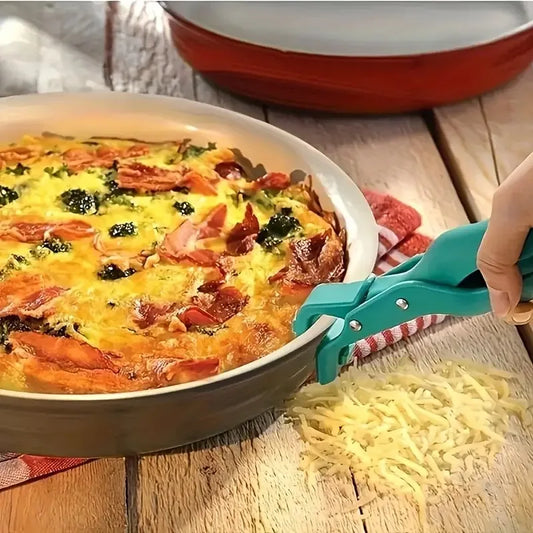 Silicone Multi-Functional Heat-Resistant Clip - Holds Plates/Bowls, Lifts Trays, Non-Slip, Home Kitchen Must-Have