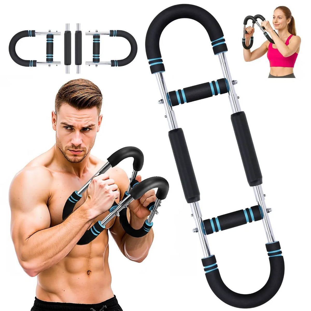 Adjustable Arm Trainer for Chest, Shoulders & Upper Body Strength Training at Home
