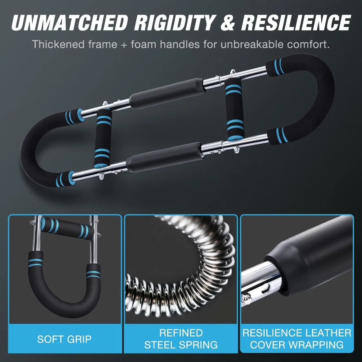 Adjustable Arm Trainer for Chest, Shoulders & Upper Body Strength Training at Home