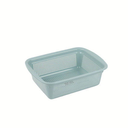 One piece, thickened kitchen hollow drainage basket, household hollow drainage basket, multi-purpose storage basket
