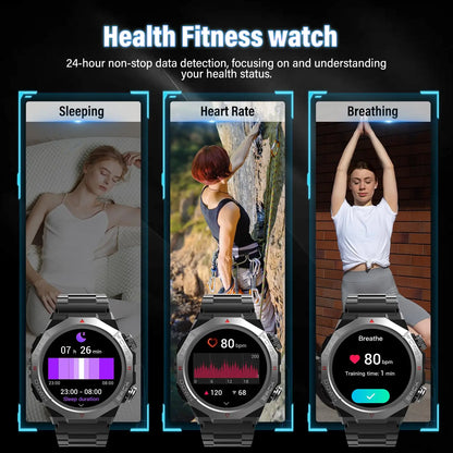 Smart Watch HD Touchscreen for Android and iOS, IP68 Waterproof Multi-function.