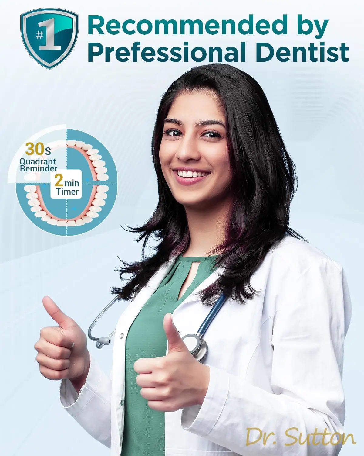 Sonic Electric Toothbrush for Adults and Ages 12+ with 8 Brush Heads, IPX7 Travel Toothbrush with Case,