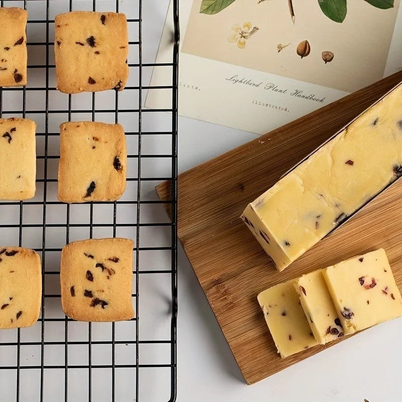 Non-Stick U-Shaped Cookie Mold - Square & Rectangular Baking Pan for Cranberry Biscuits, Bread Loaves and DIY Snacks