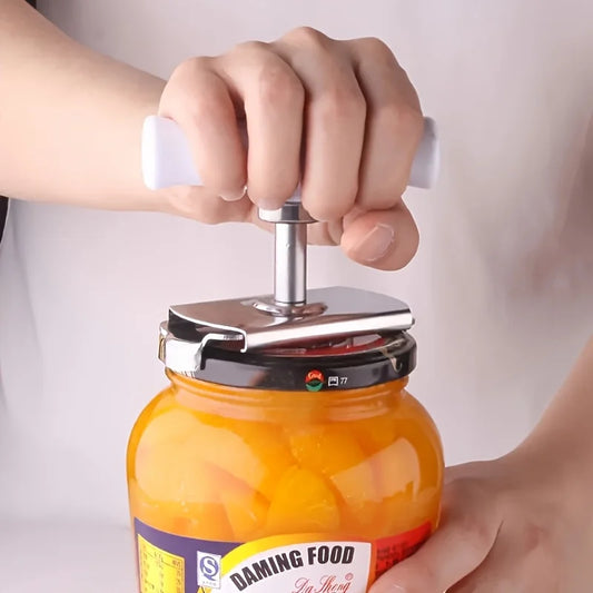 1pc Bottle Opener Stainless Steel Can Opener, Energy Saving Cap Can Opener, Can Opener, Kitchen Can Opener, Hotel Kitchen