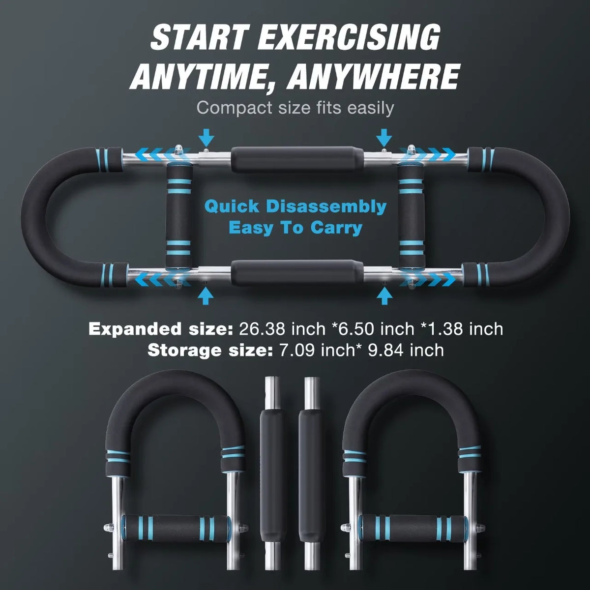 Adjustable Arm Trainer for Chest, Shoulders & Upper Body Strength Training at Home