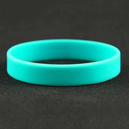 Casual Sports Silicone Rubber Elasticity Wristband Cuff Bracelet Wrist Band