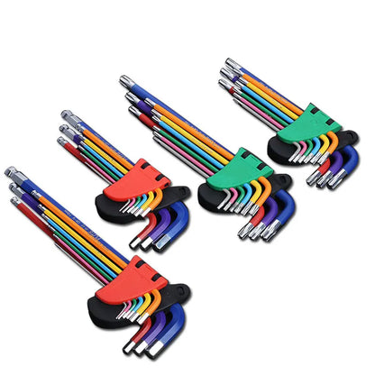 Hex Key Set Allen Wrench Long Arm 1.5-10mm Hexagon Spanner