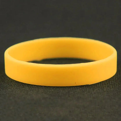 Casual Sports Silicone Rubber Elasticity Wristband Cuff Bracelet Wrist Band
