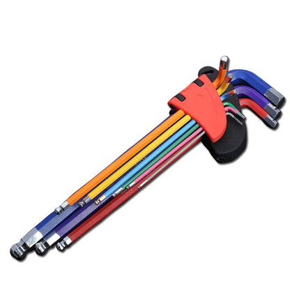 Hex Key Set Allen Wrench Long Arm 1.5-10mm Hexagon Spanner