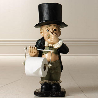 Toilet Butler Resin Ornament For Bathroom Super Cute Home Decoration Accessories Durable Home Decor Decoracion Salon Casa