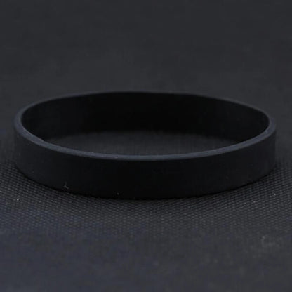 Casual Sports Silicone Rubber Elasticity Wristband Cuff Bracelet Wrist Band