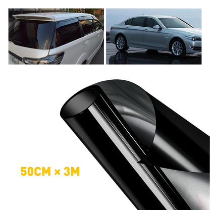 1 Roll 50cmx300cm Car Window Privacy Tint Film Auto Vinyl Anti Look Glass Sticker 1/5/15/20/25/35/50/70 Percent VLT Solar UV