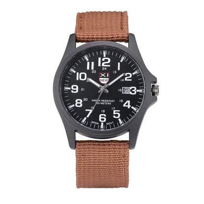 Sports Watch Quartz Nylon Band with Date