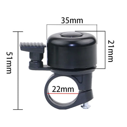 Mountain Bike Bicycle Bell Aluminum Alloy Handlebar Safety Horn