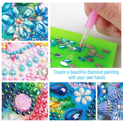 5D DIY Partial Special Shaped Drill Diamond Painting Kit Angel Child Decoration
