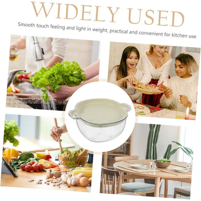 Produce Basket Vegetable Fruit Washing Drain Kitchen Sink Strainer Bowl