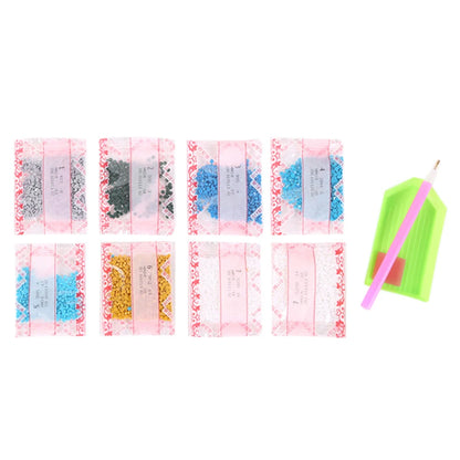 30*30CM 5D DIY Full Round Drill Diamond Painting Easter Gnome Egg Kit Home Decoration Art Craft Mosaic Painting