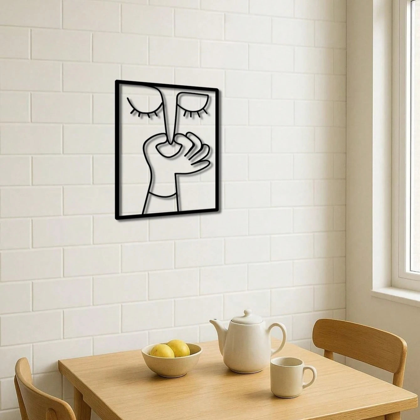 "Funny Metal Bathroom Sign – Minimalist Humorous Restroom Decor, Waterproof Home Wall Art & Gift"