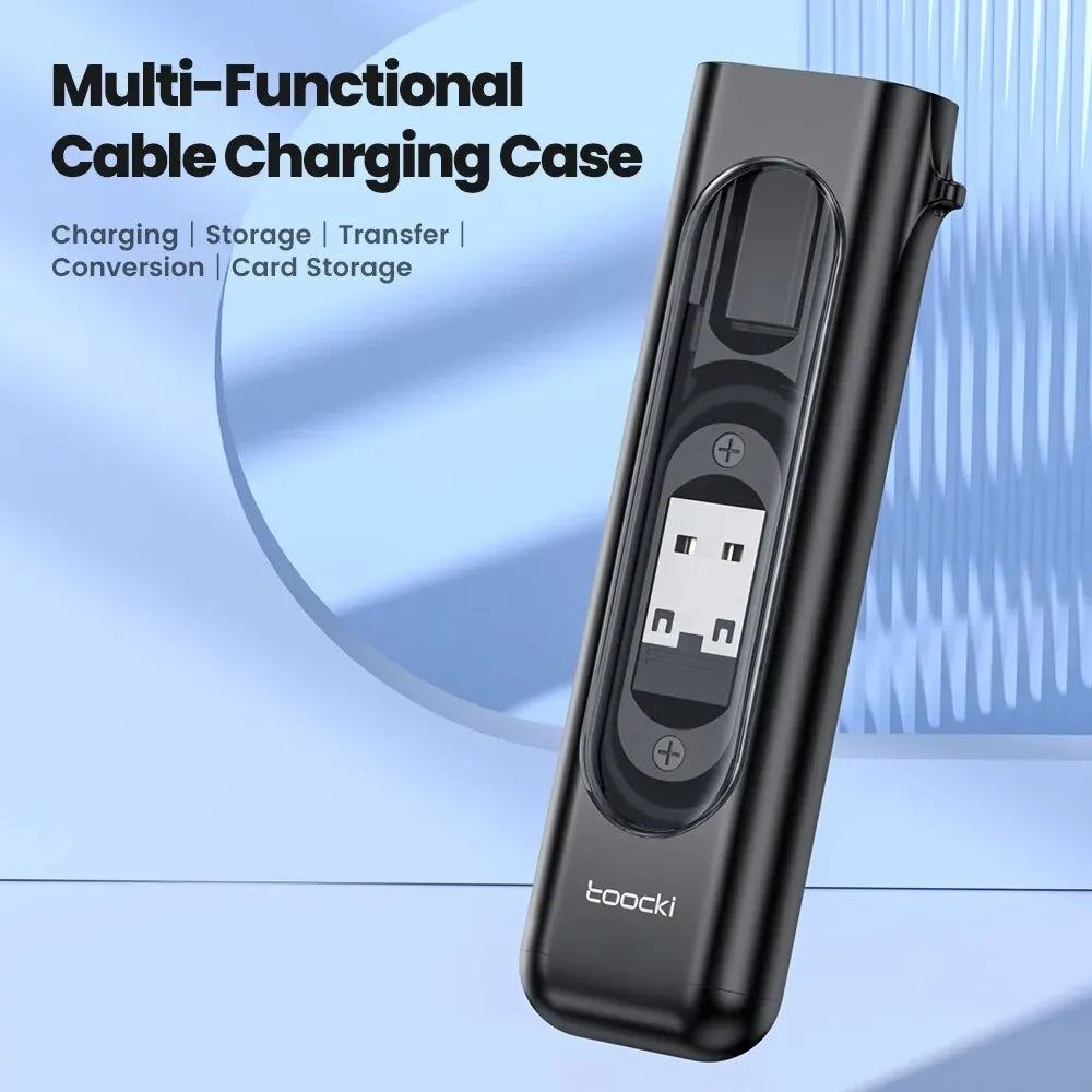 PD 60W USB C To Type C Cable For iPhone 15 Pro Max 5 in 1 Cable Charging Case Set USB Adapter Cable For Samsung S23 Xiaomi